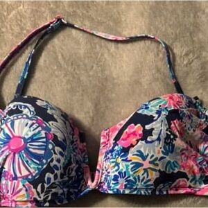 Lilly Pulitzer Size 12 Floral Bikini Top